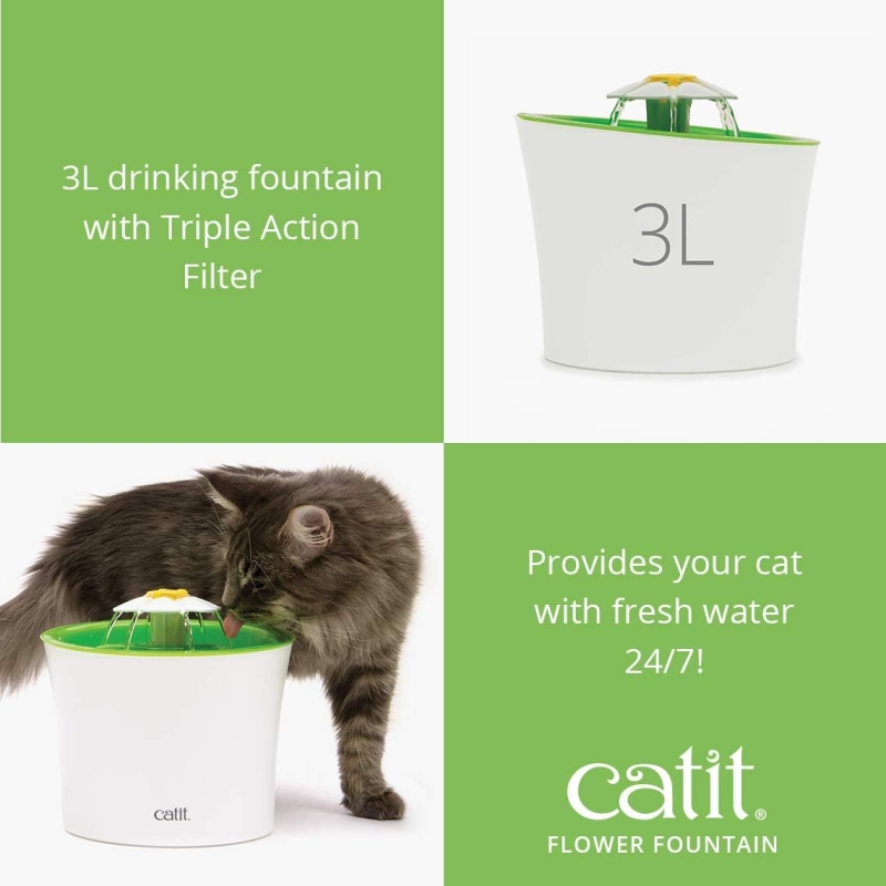 Fuente para gatos Catit flor de 3,3 litros - Imagen 3