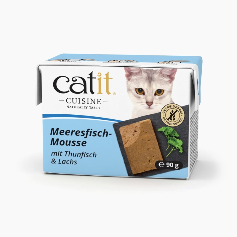 mousse para gatos catit cuisine - Mousse para gatos Catit Cuisine con pescado de mar 90g
