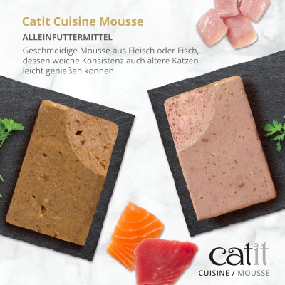 Mousse para gatos Catit Cuisine con pescado de mar 90g - vista 3