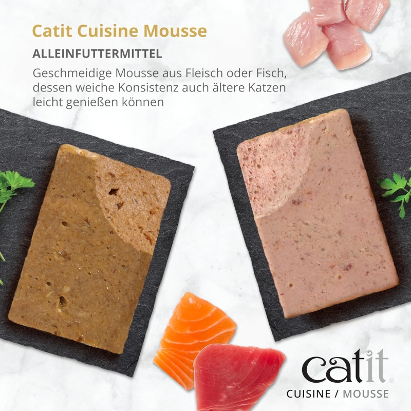 Mousse para gatos Catit Cuisine con pescado de mar 90g - vista 3