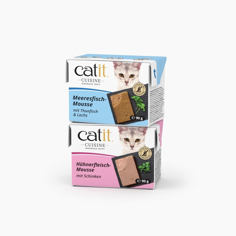 Mousse para gatos Catit Cuisine con pescado de mar 90g - característica 4