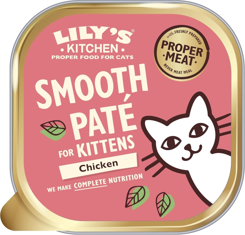 paté suave para gatito - Paté suave para gatito Lily's Kitchen de pollo y ternera (19 x 85 g)