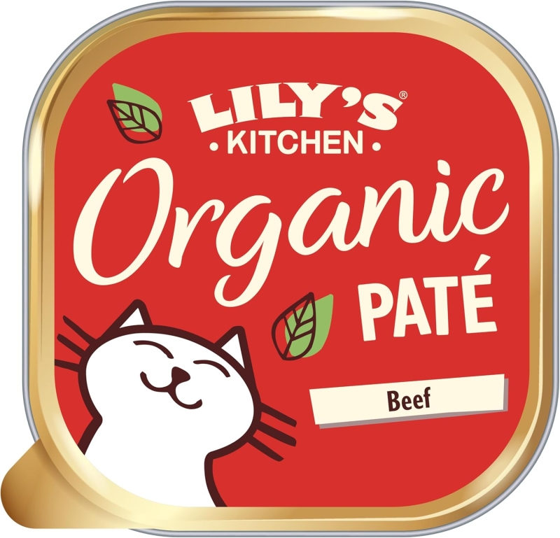 pienso húmedo orgánico para gatos - Pienso húmedo orgánico para gatos Lily's Kitchen de vacuno (19 x 85 g)
