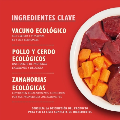 Pienso húmedo orgánico para gatos Lily's Kitchen de vacuno (19 x 85 g) - característica 4