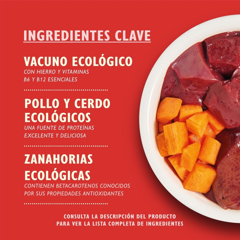 Pienso húmedo orgánico para gatos Lily's Kitchen de vacuno (19 x 85 g) - característica 4