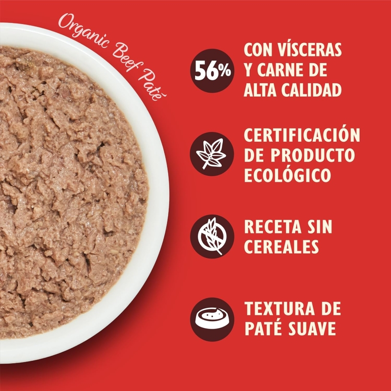 Pienso húmedo orgánico para gatos Lily's Kitchen de vacuno (19 x 85 g) - imagen 5