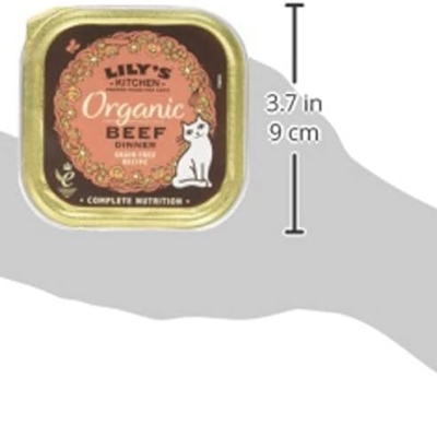 Pienso húmedo orgánico para gatos Lily's Kitchen de vacuno (19 x 85 g) - característica 8
