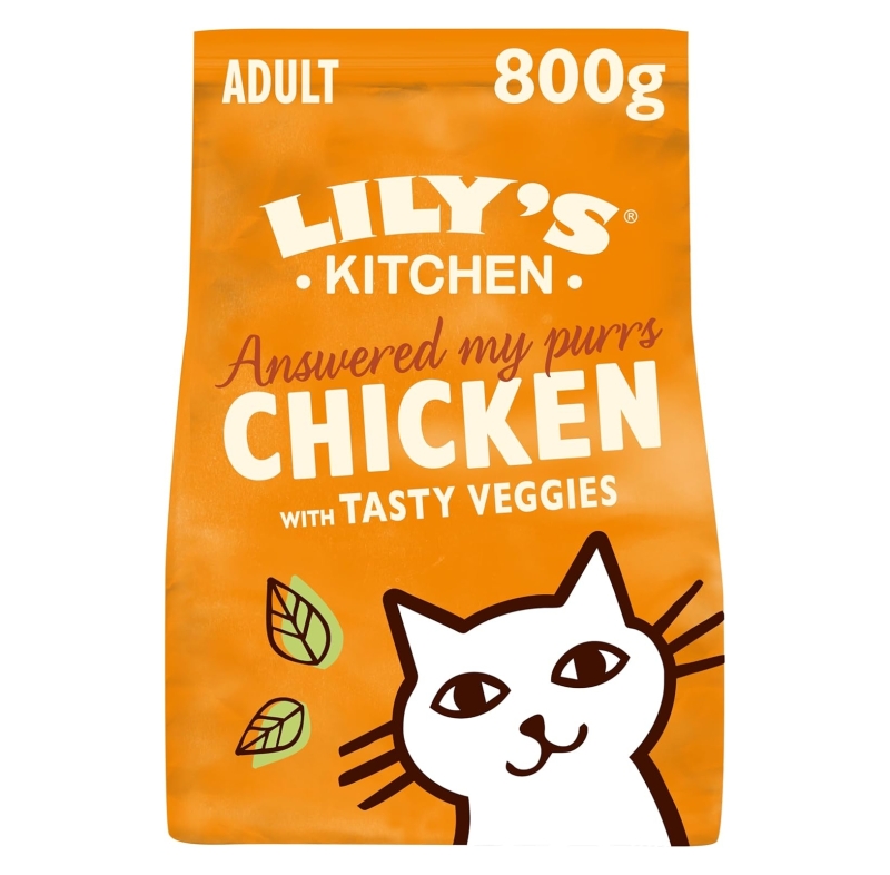 Pienso Lilys Kitchen pollo gato - Pienso Lilys Kitchen pollo para gato, delicioso y nutritivo (4 x 800 g)