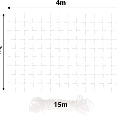 Red de seguridad para gatos lionto para balcón, tamaño S 3x4 m - detalle del producto